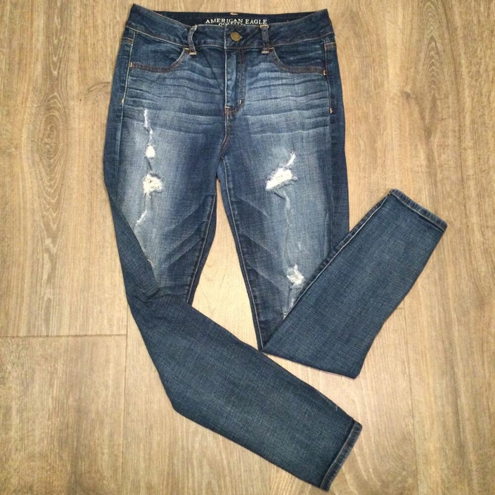 American Eagle Hi-Rise Jegging Skinny Jeans 10